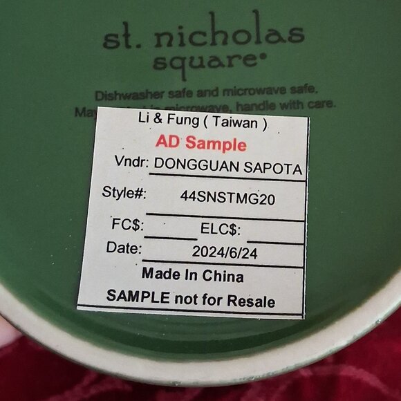 St. Nicholas Square Grandpa Claus & Grandma Claus Holiday Coffee Mugs - Picture 8 of 12